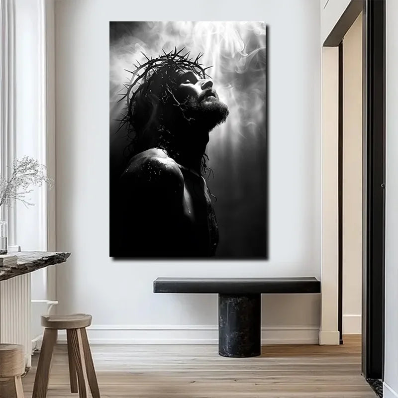 Wholesale Jesus Christ Portrait Canvas Print Religious Wall Art Bible Print Spiritual Canvas Wall Art for Home Decor-3