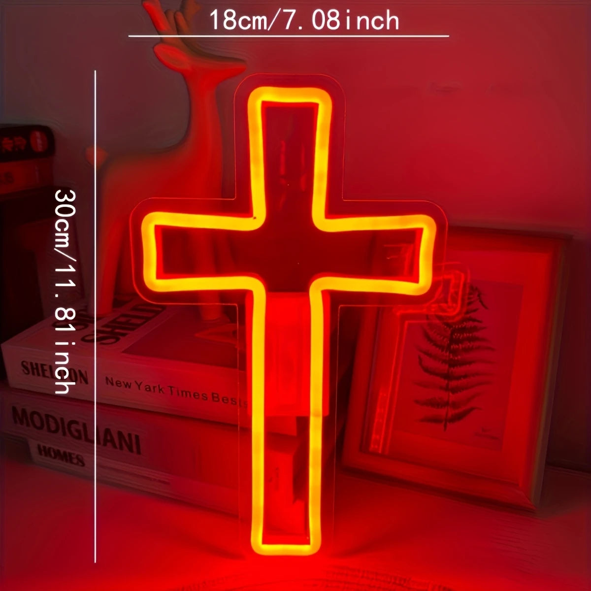 Wholesale Dropshipping From Vietnam IP67 Jesus Christian Church LED Neon Light Custom OEM Cross Sign for Landscape-1