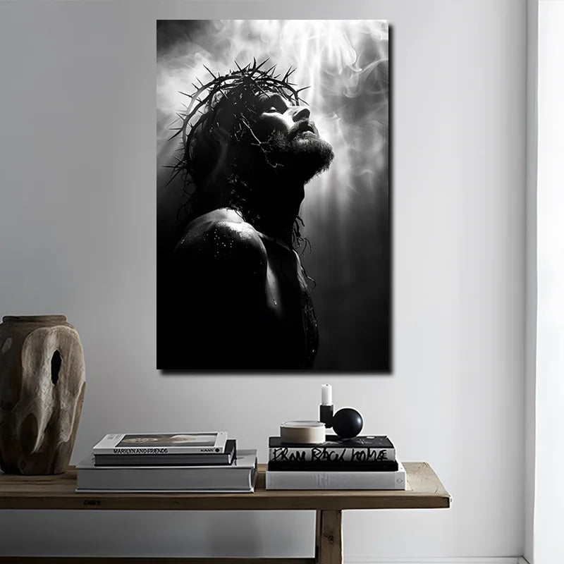 Wholesale Jesus Christ Portrait Canvas Print Religious Wall Art Bible Print Spiritual Canvas Wall Art for Home Decor-1